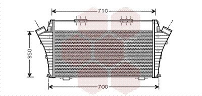VAN WEZEL Kompressoriõhu radiaator 37004401